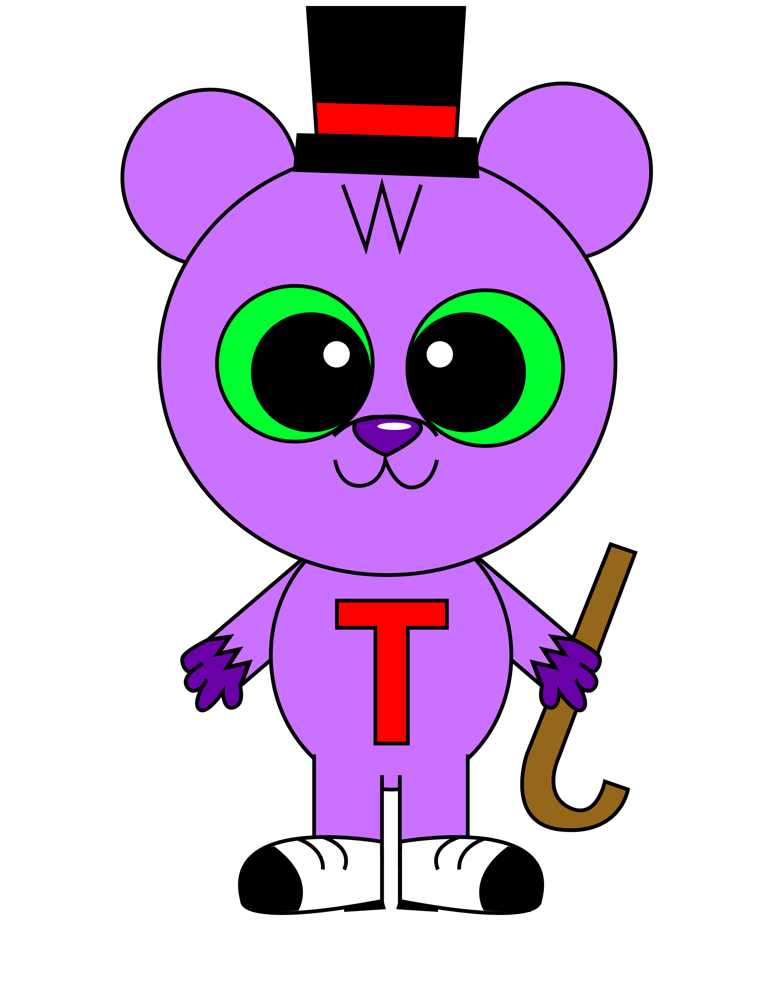 Letter Critter T
